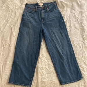 Madewell Curvy Slim Wide Leg Jeans